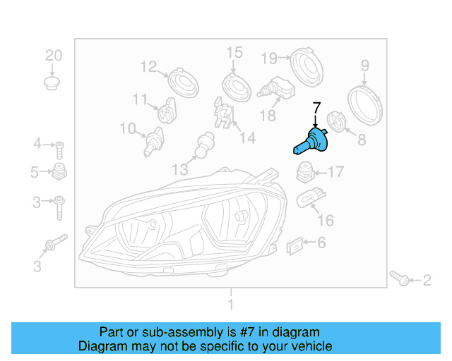 High Beam Bulb N-107-333-01 - View 24