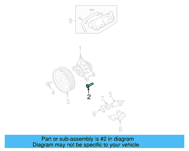 Mount Bracket Screw N-105-314-02 - View 4