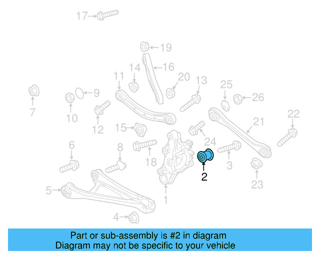 Ft Upper Control Arm Mount Bolt N-105-326-02 - View 18