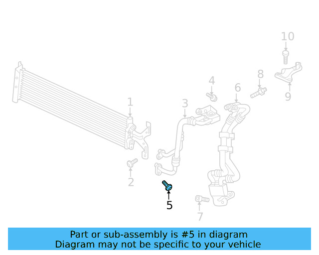 Pressure Pipe Lower Bolt N-106-893-02 - View 8