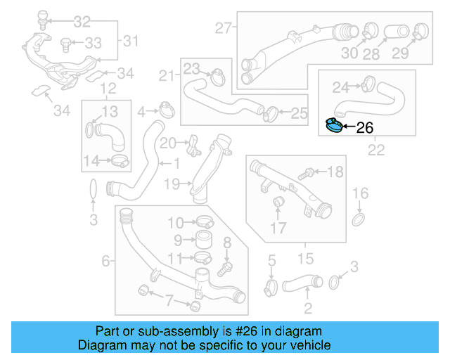 Rear Hose Clamp N-105-444-01 - View 18