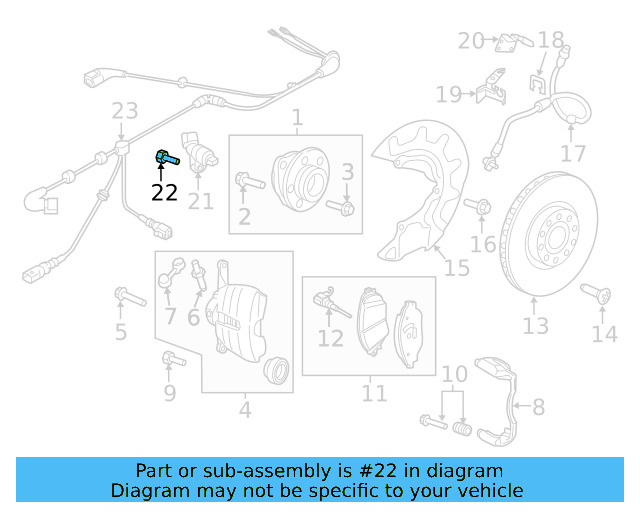 ABS Sensor Bolt N-105-464-03 - View 9