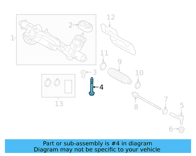 Gear Assembly Mount Bolt N-105-524-02 - View 143