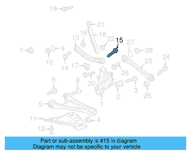 Gear Assembly Mount Bolt N-105-524-02 - View 49
