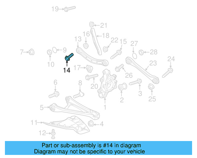 Gear Assembly Mount Bolt N-105-524-02 - View 50