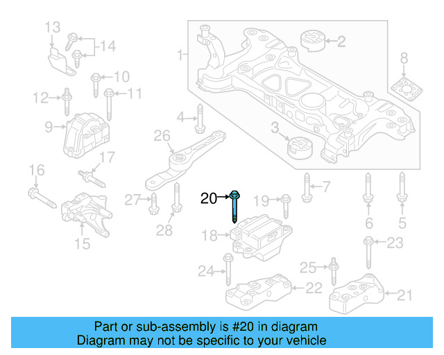 Gear Assembly Mount Bolt N-105-524-02 - View 153