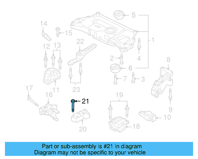 Gear Assembly Mount Bolt N-105-524-02 - View 139