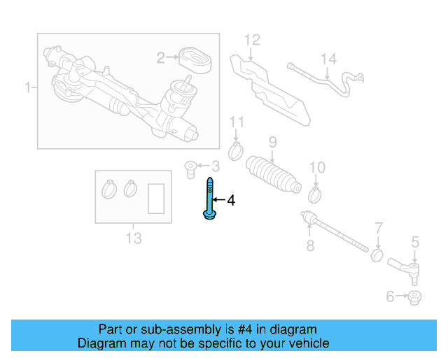 Gear Assembly Mount Bolt N-105-524-02 - View 53