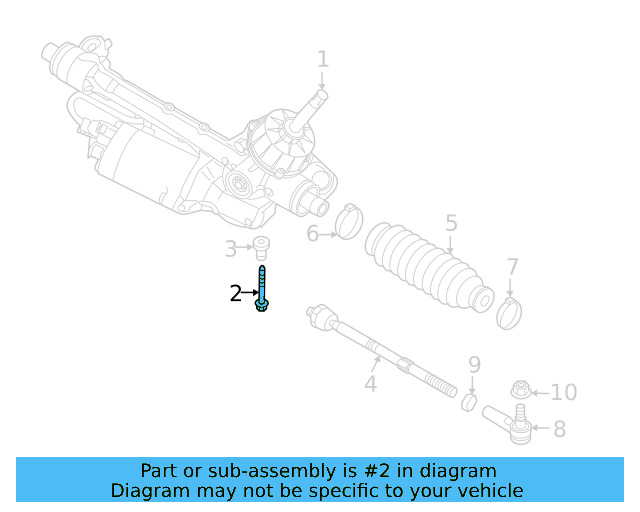 Gear Assembly Mount Bolt N-105-524-02 - View 54