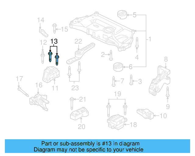 Gear Assembly Mount Bolt N-105-524-02 - View 147