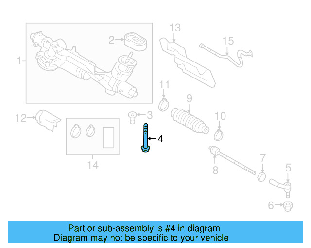 Gear Assembly Mount Bolt N-105-524-02 - View 59