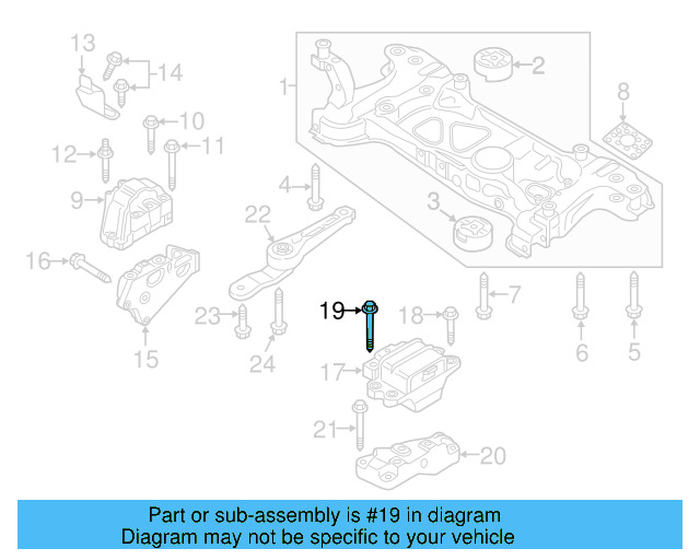 Gear Assembly Mount Bolt N-105-524-02 - View 63