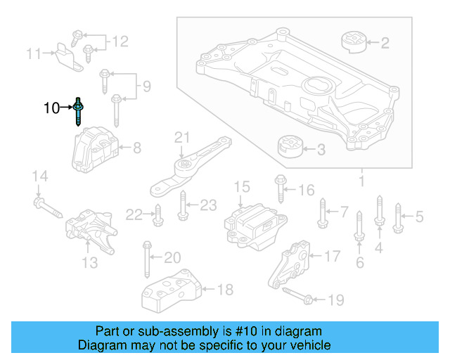 Gear Assembly Mount Bolt N-105-524-02 - View 65