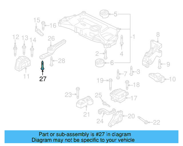 Gear Assembly Mount Bolt N-105-524-02 - View 92