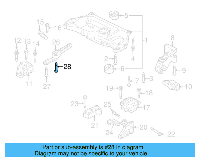 Gear Assembly Mount Bolt N-105-524-02 - View 77