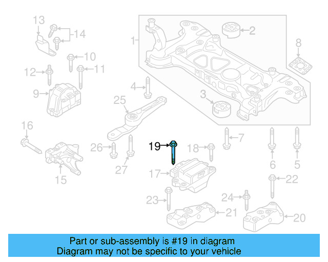Gear Assembly Mount Bolt N-105-524-02 - View 78