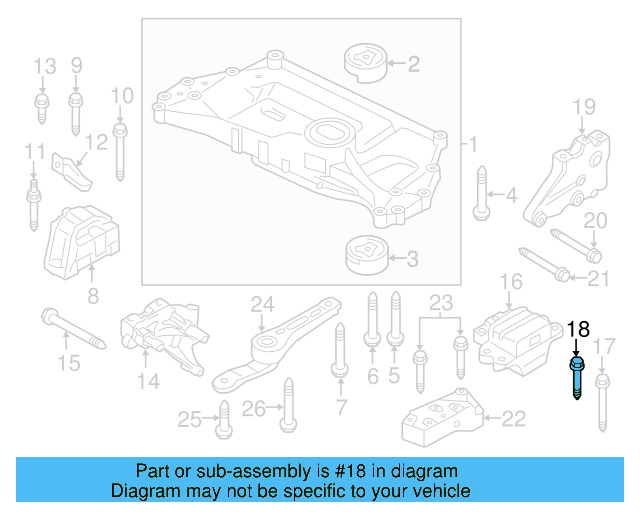 Gear Assembly Mount Bolt N-105-524-02 - View 160
