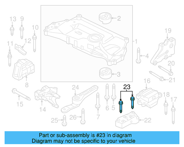 Trans Mount Bracket Stud N-911-270-01 - View 20