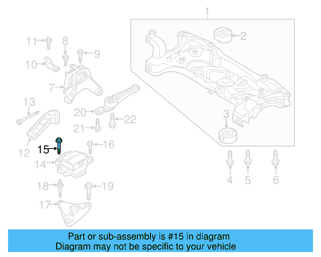 Trans Mount Bracket Stud N-911-270-01 - View 48