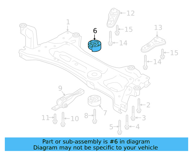 Motor Mount Mount Bolt N-105-524-04 - View 50