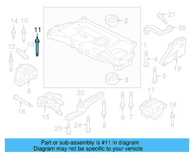 Motor Mount Stud N-910-296-02 - View 115