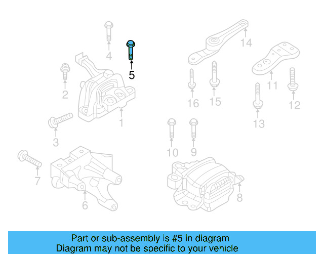 Motor Mount Stud N-910-296-02 - View 56