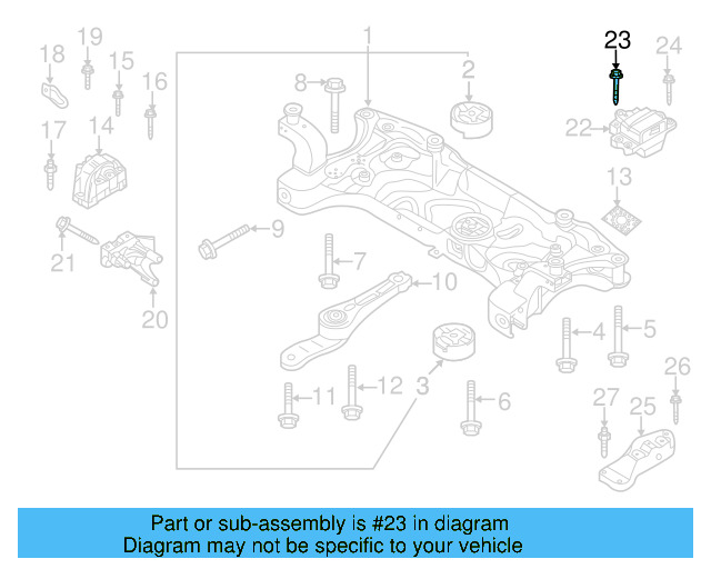Trans Mount Bracket Stud N-911-270-01 - View 44
