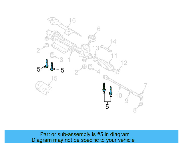 Upper Control Arm Mount Bolt N-105-607-02 - View 22