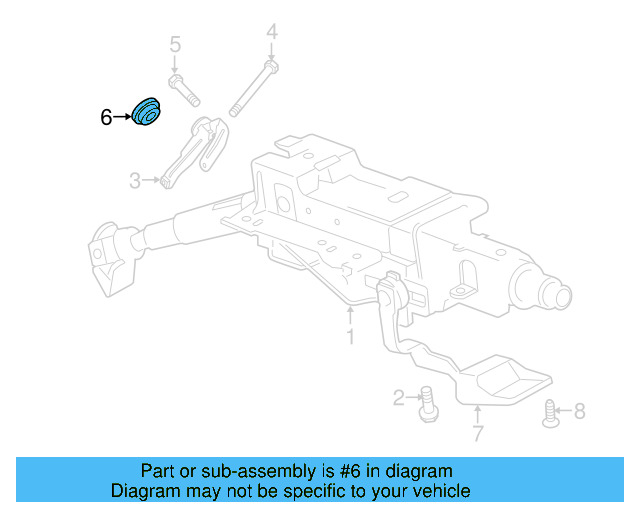 Column Support Plug N-105-608-01 - View 5