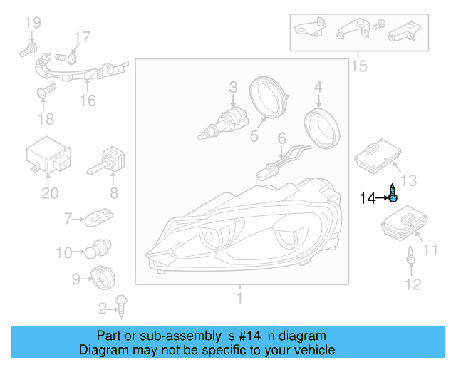 High Beam Bulb N-107-333-01 - View 64