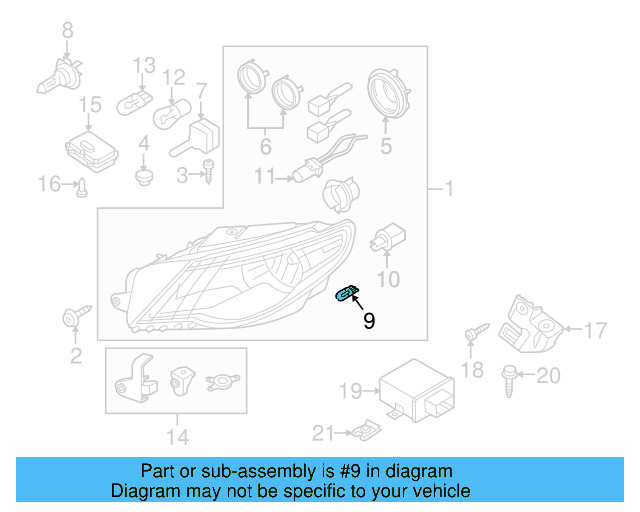 Low Beam Bulb N-105-661-02 - View 57