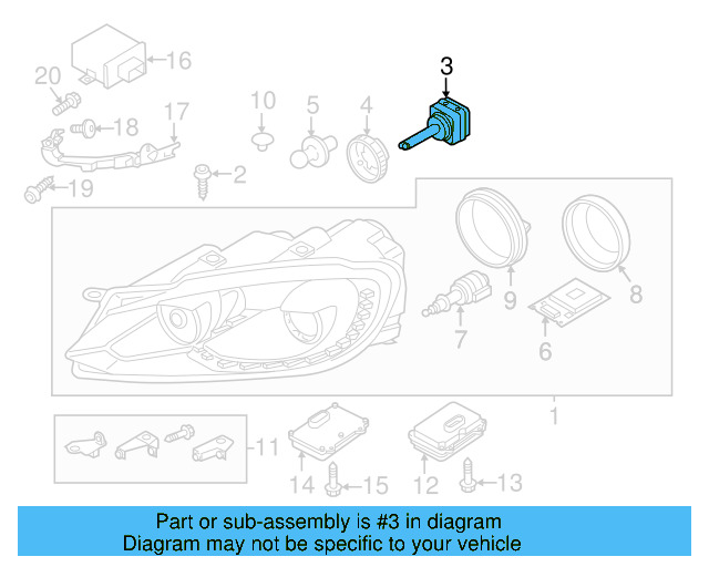 Low Beam Bulb N-105-661-02 - View 56