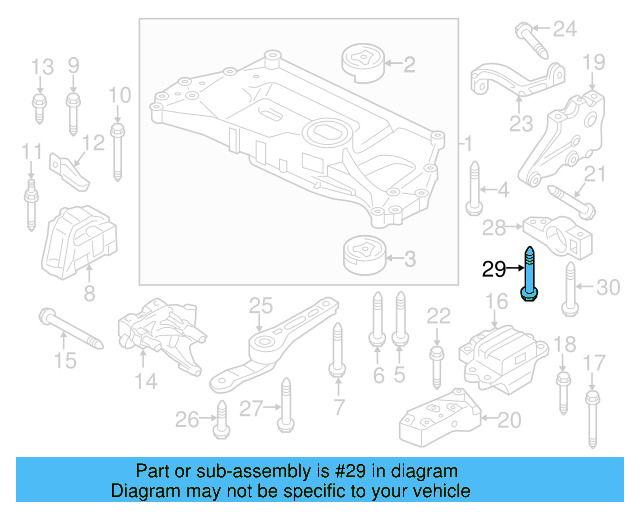 Gear Assembly Mount Bolt N-105-797-02 - View 35