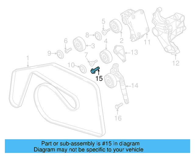 Gear Assembly Mount Bolt N-105-797-02 - View 8