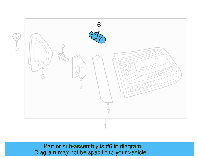 Tail Lamp Bulb N-017-732-6 - View 29