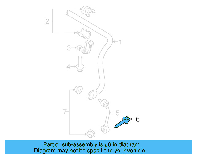 Suspension Stabilizer Bar Link Bolt N-105-924-02 - View 21