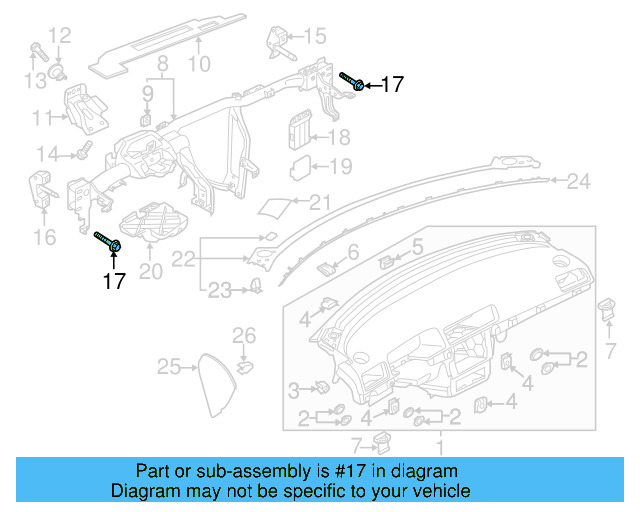 Mount Bracket Bolt N-106-044-02 - View 9