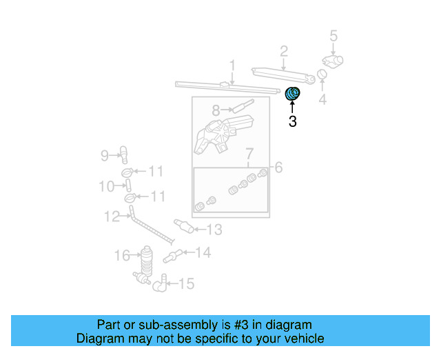 Wiper Arm Nut N-106-092-04 - View 22
