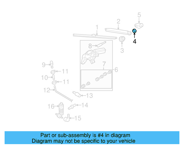 Wiper Arm Nut N-106-092-04 - View 23