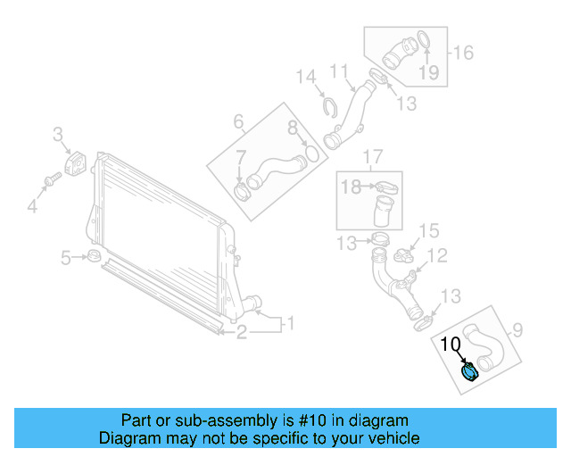 Front Hose Clamp N-106-199-01 - View 5