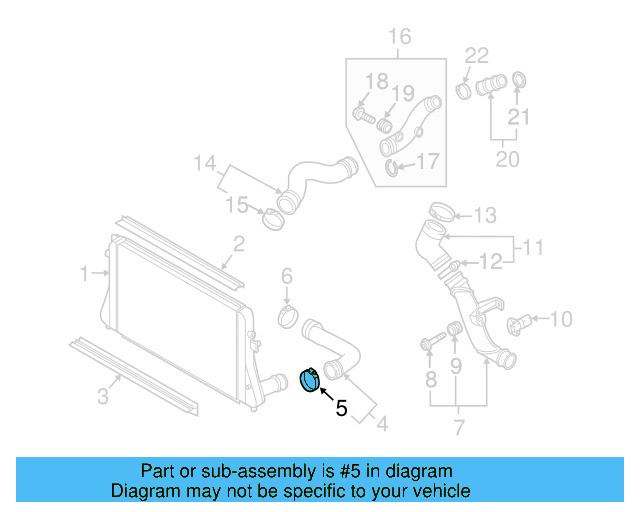 Front Hose Clamp N-106-199-01 - View 70