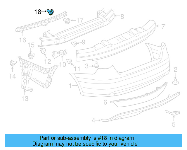 Fender Liner Extension Screw N-103-546-02 - View 212