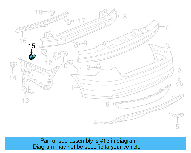 Fender Liner Extension Screw N-103-546-02 - View 199