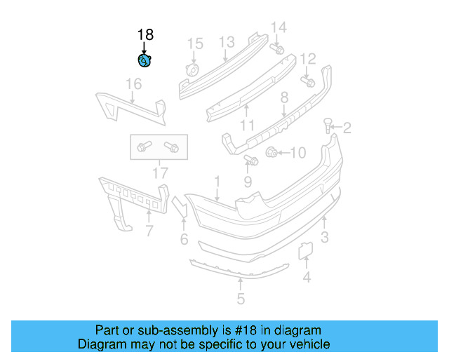 Wheelhouse Liner Retainer Nut N-106-213-01 - View 61