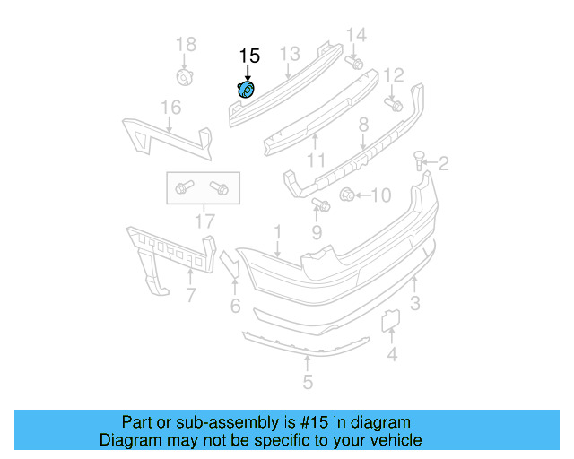 Upper Mount Bolt N-908-082-01 - View 93