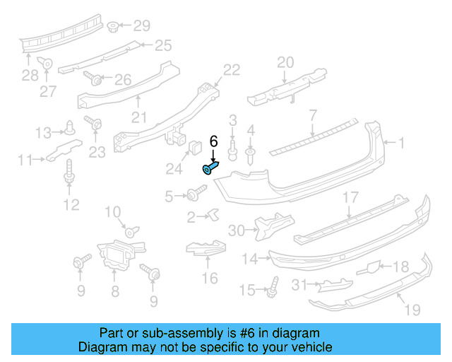 Fender Liner Retainer Nut N-908-338-01 - View 32