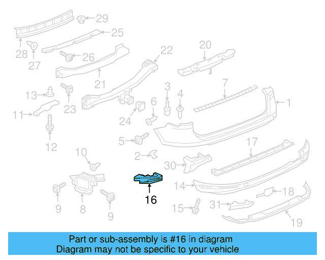 Fender Liner Retainer Nut N-908-338-01 - View 28