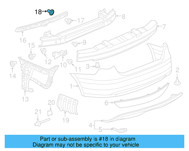 Fender Liner Extension Screw N-103-546-02 - View 23