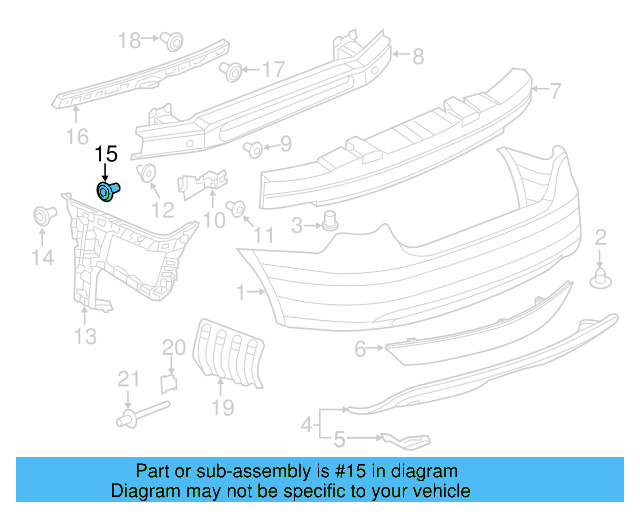 Impact Bar Bolt N-905-818-04 - View 24
