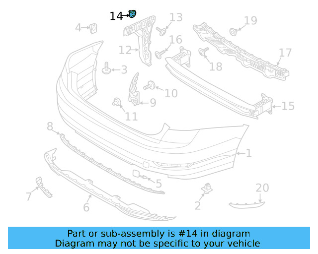 Wheelhouse Liner Retainer Nut N-106-213-01 - View 13